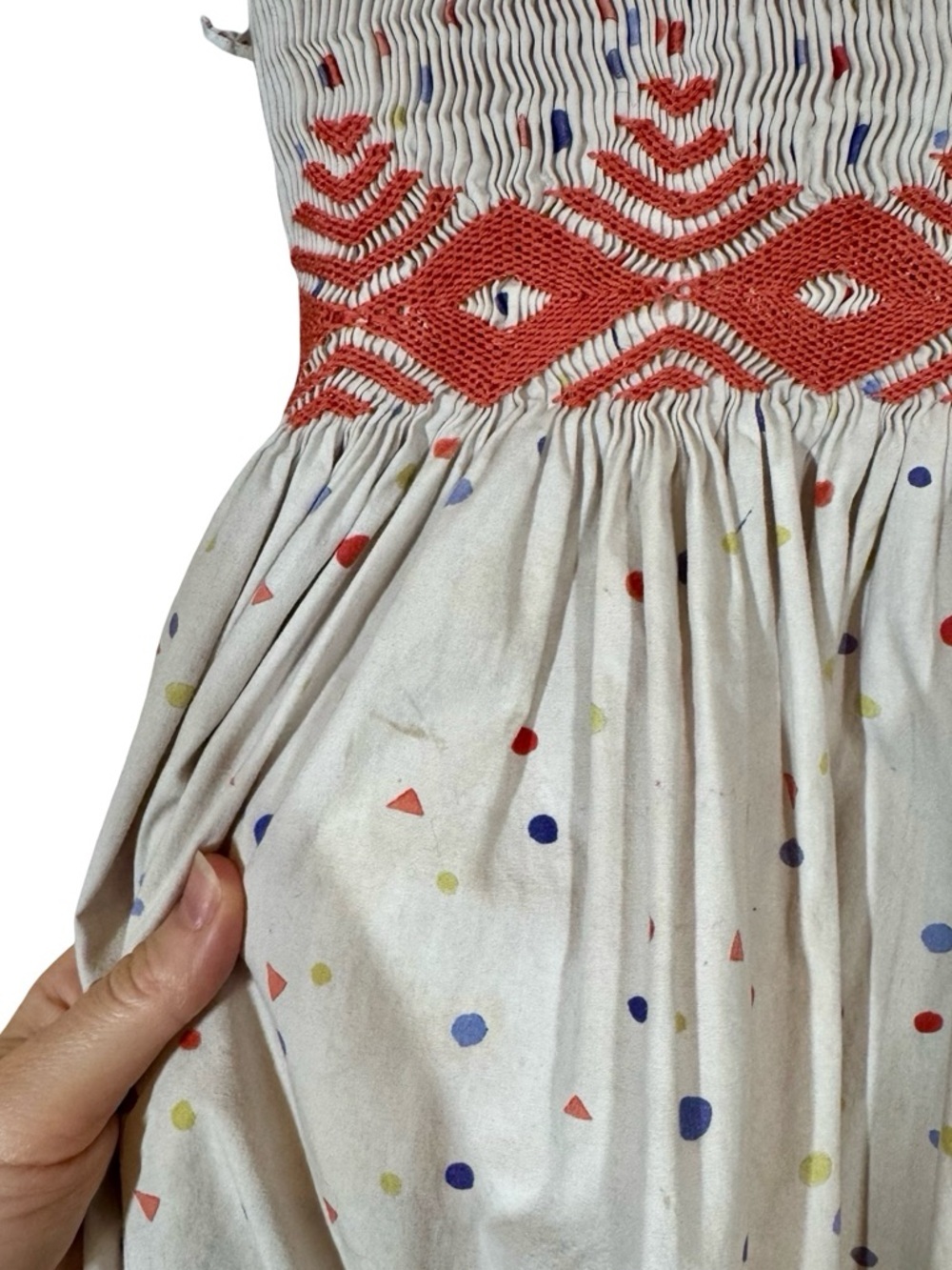 Oso & Me Betty Smocked Dress in Signature Dot - Picture 9 of 15